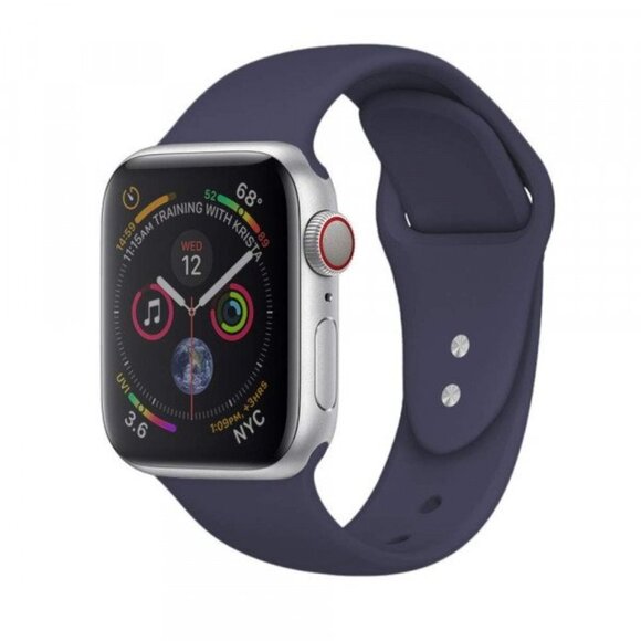 Soft Silicone Wristband Replacement Apple Watch Serie Ultra/9/8/7/6/5/4/3/2/1 - Picture 1 of 2